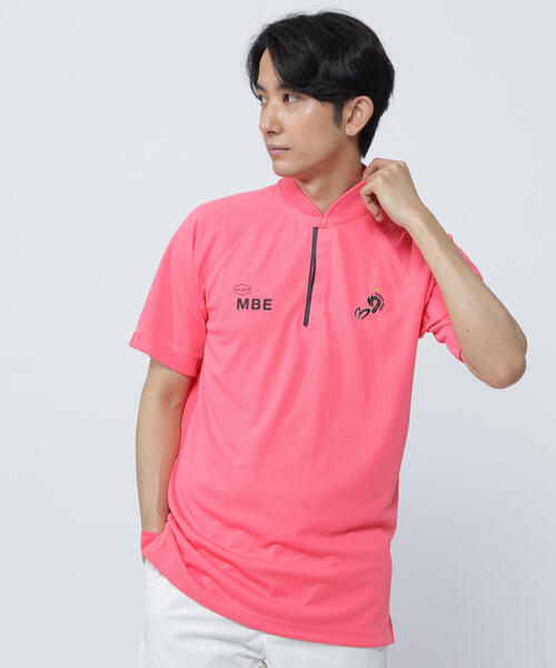 MASTER BUNNY EDITION】【原プロアイコン】ミニ亀甲メッシュ半袖リブ襟