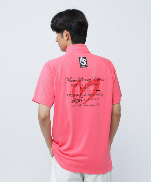 MASTER BUNNY EDITION】【原プロアイコン】ミニ亀甲メッシュ半袖リブ襟