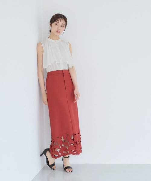ブラウス シャツ 2WAYスリットブラウス577729 レディース Andemiu ブラウス シャツ 2WAYスリットブラウス577729