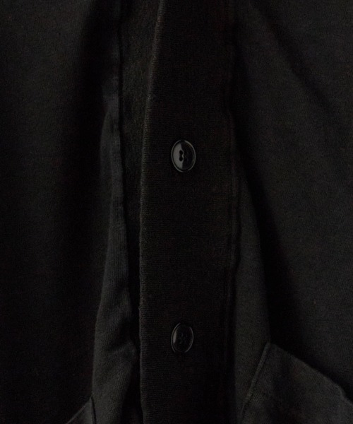REMI RELIEF（レミレリーフ）の「REMI RELIEF/レミレリーフ ノンストレス綿麻プレーティング天竺 カーディガン（カーディガン/ボレロ・メンズ・キナリ/ブラック/ブラウン・M）」の20枚目の写真