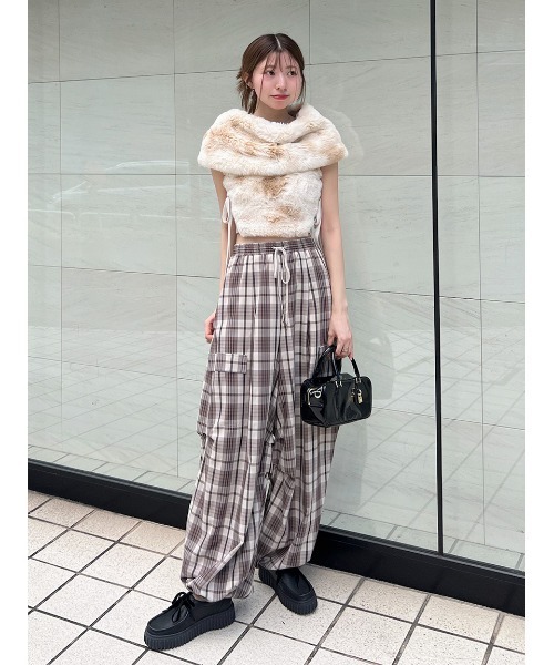 ワイドデザインパンツ（その他パンツ）｜SNIDEL（スナイデル）の