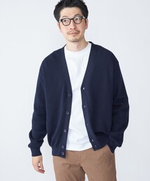 SHIPS: 奥山メリヤス Vネック カーディガン