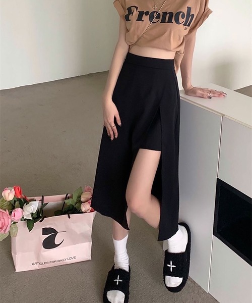 NinaetLina(ニナエリナ)の「スカート風ショートパンツ(その他パンツ・レディース・ブラック・L/M)」の12枚目の写真