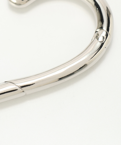 BASICKS(ベイシックス)の「BASICKS / ベイシックス HEART CARBINER(キーケース/キーアクセサリー・メンズ・シルバー・FREE)」の2枚目の写真