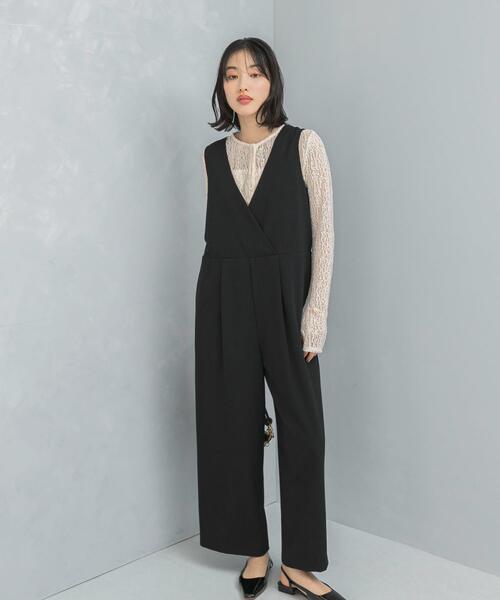 【タグ付き未使用】FbyROSSO/撥水Vネックショートオールインワン タグ付き未使用】FbyROSSO/撥水Vネックショートオールインワン URBAN