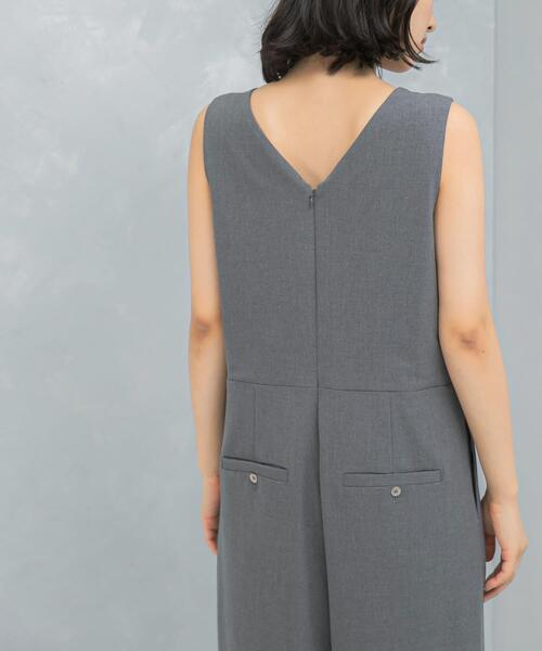 【タグ付き未使用】FbyROSSO/撥水Vネックショートオールインワン タグ付き未使用】FbyROSSO/撥水Vネックショートオールインワン タグ