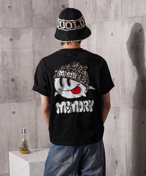 セール】【MEMORY】ヒョウ柄 オバケ S/S Tシャツ / Leopard print