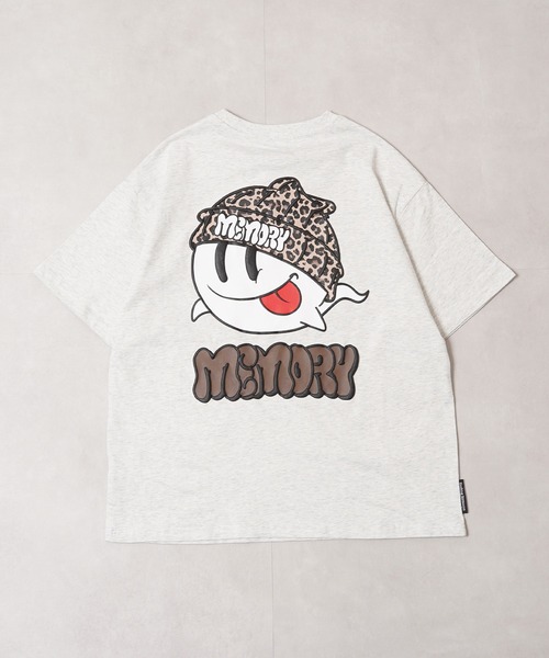 セール】【MEMORY】ヒョウ柄 オバケ S/S Tシャツ / Leopard print