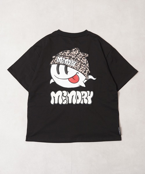 セール】【MEMORY】ヒョウ柄 オバケ S/S Tシャツ / Leopard print