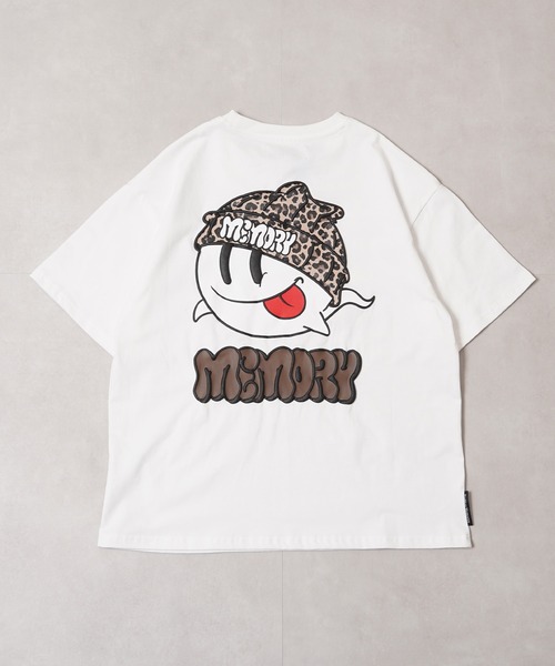 セール】【MEMORY】ヒョウ柄 オバケ S/S Tシャツ / Leopard print