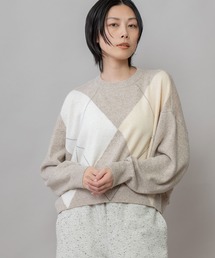 Munich | 12GGアーガイルニットプルオーバー(ニット/セーター)