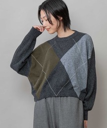 Munich | 12GGアーガイルニットプルオーバー(ニット/セーター)