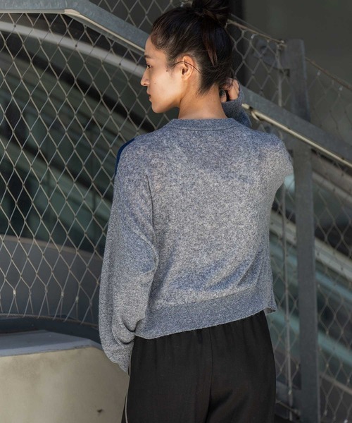 Munich（ミューニック）の「12GGアーガイルニットプルオーバー（ニット/セーター・レディース・チャコールグレー/グレー/ライトベージュ・FREE）」の16枚目の写真