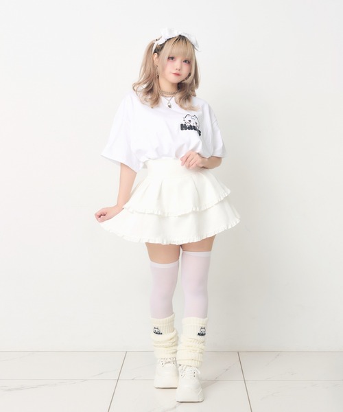 Hauls(ハウルズ)の「シンプルかわちぃBIGTEE(Tシャツ/カットソー・レディース・ホワイト/ホワイト系その他2/ホワイト系その他・X-LARGE)」の11枚目の写真