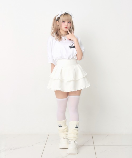 Hauls(ハウルズ)の「シンプルかわちぃBIGTEE(Tシャツ/カットソー・レディース・ホワイト/ホワイト系その他2/ホワイト系その他・X-LARGE)」の13枚目の写真