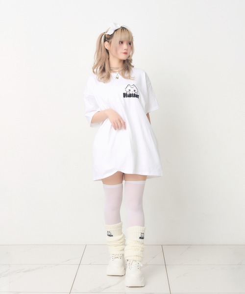 Hauls(ハウルズ)の「シンプルかわちぃBIGTEE(Tシャツ/カットソー・レディース・ホワイト/ホワイト系その他2/ホワイト系その他・X-LARGE)」の14枚目の写真