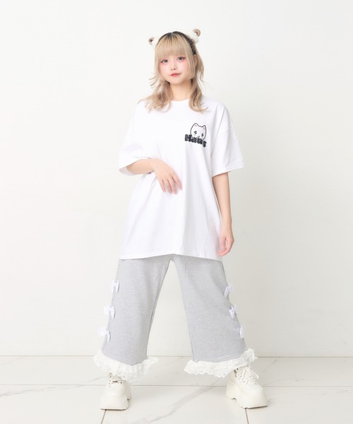 Hauls(ハウルズ)の「シンプルかわちぃBIGTEE(Tシャツ/カットソー・レディース・ホワイト/ホワイト系その他2/ホワイト系その他・X-LARGE)」の6枚目の写真