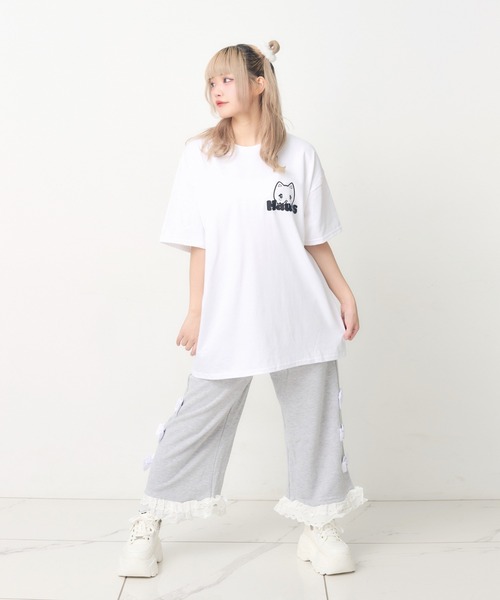Hauls(ハウルズ)の「シンプルかわちぃBIGTEE(Tシャツ/カットソー・レディース・ホワイト/ホワイト系その他2/ホワイト系その他・X-LARGE)」の8枚目の写真