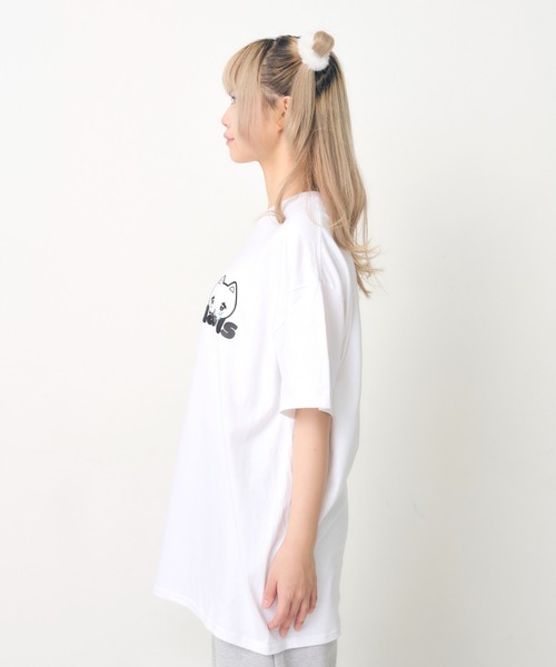 Hauls(ハウルズ)の「シンプルかわちぃBIGTEE(Tシャツ/カットソー・レディース・ホワイト/ホワイト系その他2/ホワイト系その他・X-LARGE)」の5枚目の写真