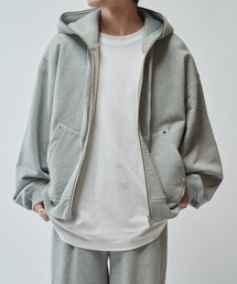 【SURJENT】 スタッズジップパーカー