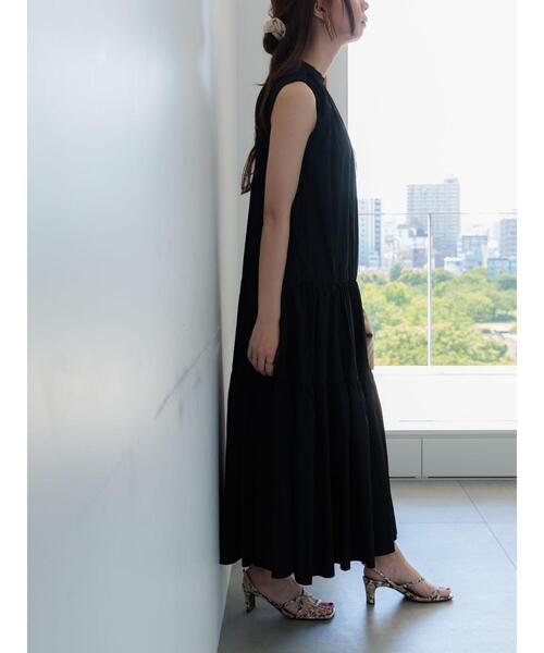 Te chichi（テチチ）の「ナイロンティアードワンピース（ワンピース・レディース・カーキ/ブラック/イエロー・F）」の5枚目の写真