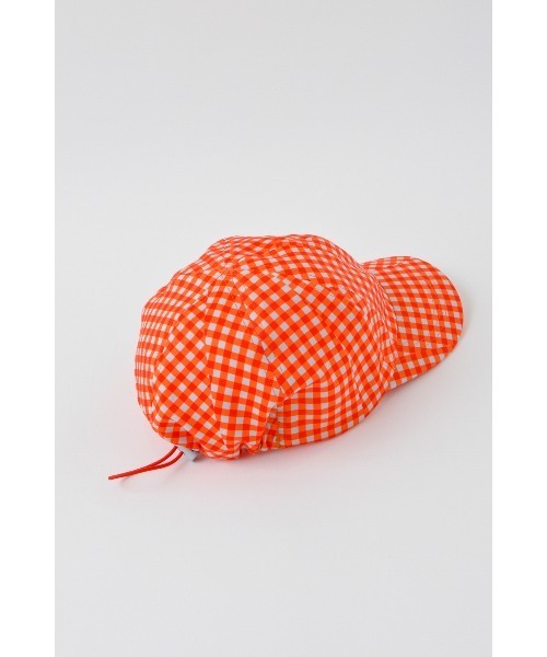 nagonstans（ナゴンスタンス）の「Collage Check CAP（キャップ・レディース・レッド/ブルー・MEDIUM）」の4枚目の写真