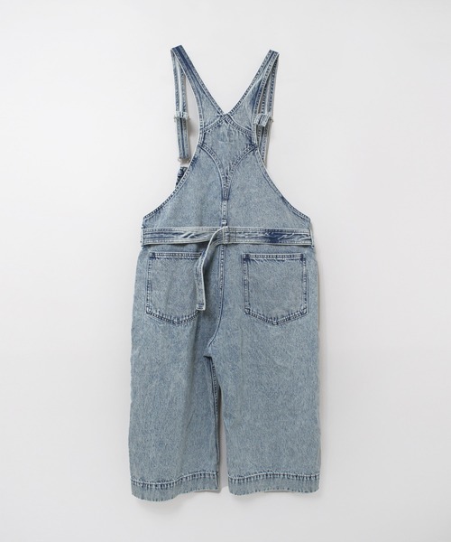 RNA（アールエヌエー）の「O0746 カットレングスオーバーオール（サロペット/オーバーオール・レディース・ケミカルウォッシュ/インディゴブルー・MEDIUM）」の9枚目の写真