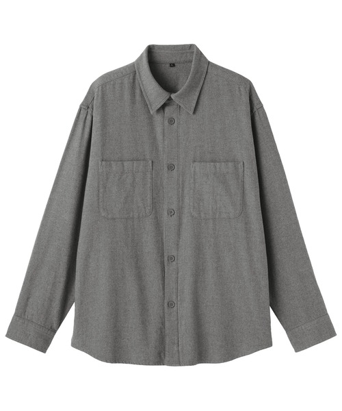 セール】紳士 両面起毛フランネルシャツジャケット（その他アウター