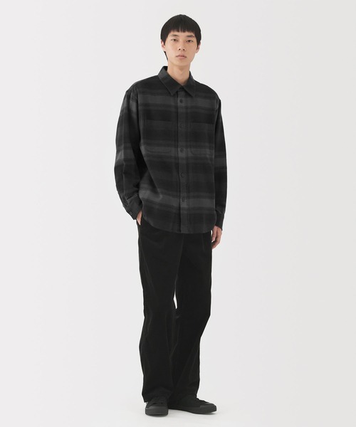 セール】紳士 両面起毛フランネルシャツジャケット（その他アウター