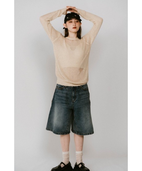 Knuth Marf(クヌースマーフ)の「K logo cap(キャップ・レディース・ブラック・ONE SIZE)」の4枚目の写真