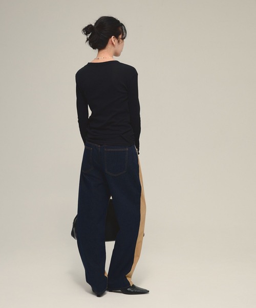 eL（エル）の「【eL】Switch Chino Pants/593302（デニムパンツ・レディース・ベージュ系その他/ライトベージュ/カーキ系・SMALL/MEDIUM）」の15枚目の写真