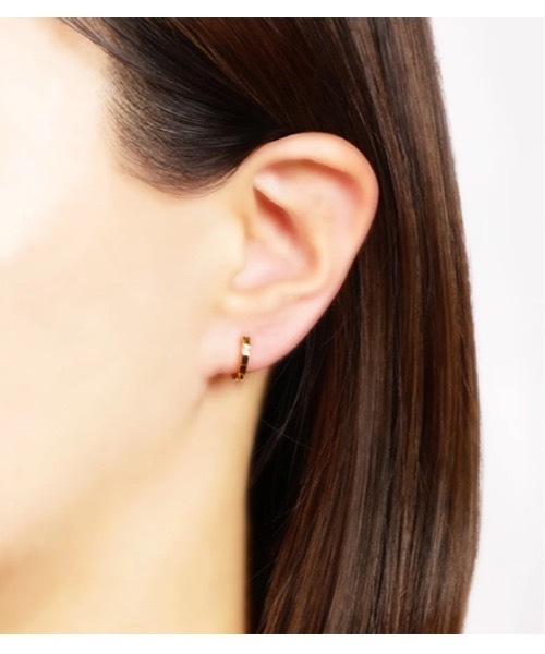 itam(アイタム)の「【itam】アイタム/ ステンレス カットデザイン ハーフフープノンホールピアス(イヤリング・レディース・シルバー/ゴールド・FREE)」の5枚目の写真