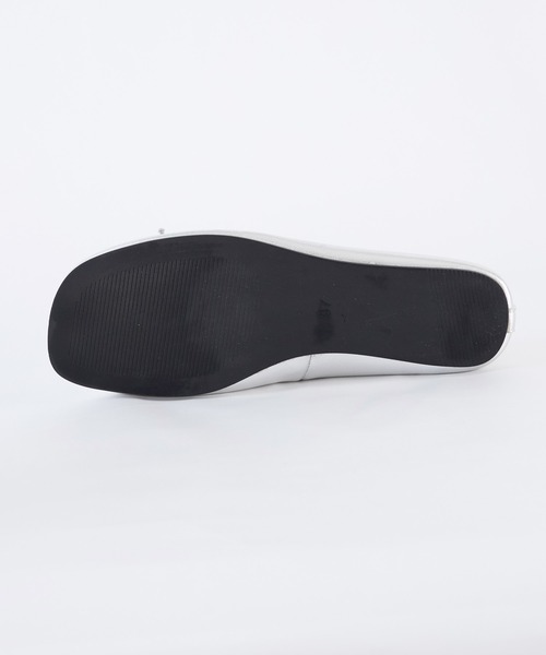 REMME（レメ）の「【REMME】スムーススクエアバレエシューズ（バレエシューズ・レディース・シルバー・36/37）」の12枚目の写真