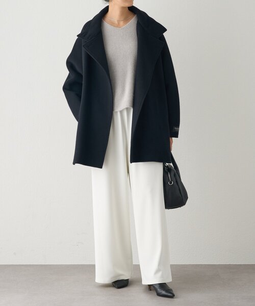 BEARDSLEY（ビアズリー）の「ニットツイルドロストパンツ（その他パンツ・レディース・ブラック/ホワイト・0/1）」の18枚目の写真