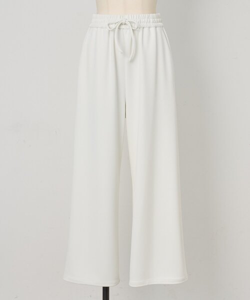 BEARDSLEY（ビアズリー）の「ニットツイルドロストパンツ（その他パンツ・レディース・ブラック/ホワイト・0/1）」の12枚目の写真