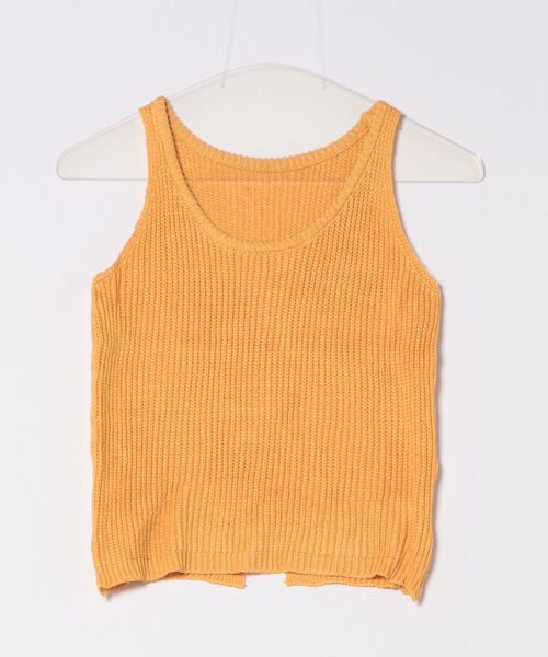 STYLEBLOCK(スタイルブロック)の「ノースリーブニット(ニット/セーター・レディース・ブラック/イエロー/レッド/ブルー/ベージュ系その他・FREE)」の1枚目の写真