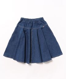 HAKKA KIDS | [ジュニアサイズ]7オンスストレッチデニムフレアスカート(デニムスカート)