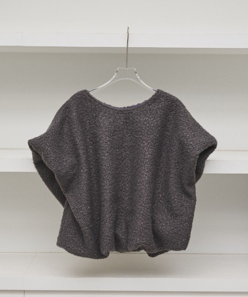 AIC.（エーアイシー）の「ループツイードオーバーサイズベスト（ベスト・レディース・グレー/ブラウン・FREE）」の20枚目の写真