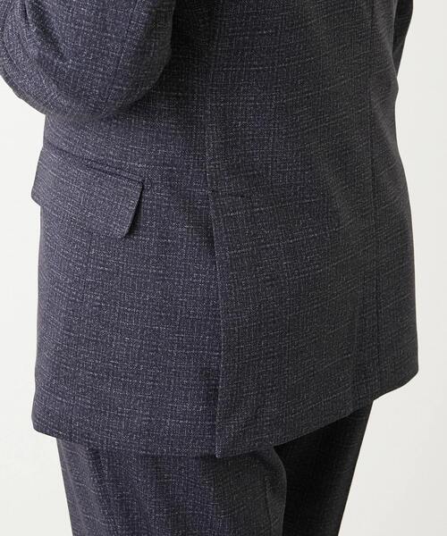 MEN'S MELROSE（メンズメルローズ）の「プリントテックジャージ コンフォートジャケット(セットアップ可)（テーラードジャケット・メンズ・ネイビー/グレー・4/3/5/2）」の6枚目の写真
