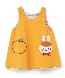 KP | mimiちゃん秋の街並み柄 リバーシブルジャンパースカート(ジャンパースカート)