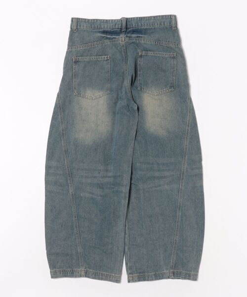 VIBGYOR（ヴィブジョー）の「【ABREATH】カーブドワイドデニムパンツ（CN）（デニムパンツ・メンズ・ブルー・X-LARGE/LARGE/MEDIUM）」の11枚目の写真