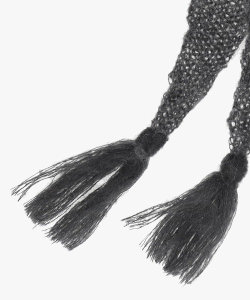 OVERRIDE(オーバーライド)の「OVERRIDE LONG EAR GUIDE TASSEL / オーバーライド(ニットキャップ/ビーニー・レディース・チャコール/レッド/ブラウン・57~59cm)」の14枚目の写真