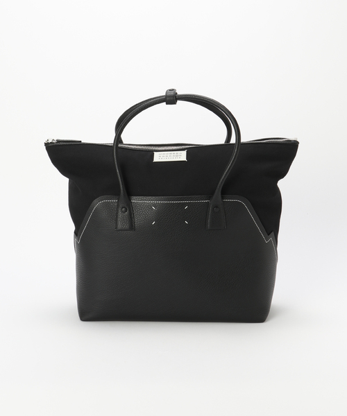 EDIFICE（エディフィス）の「MAISON MARGIELA (メゾン マルジェラ) 5AC SHOPPING LARGE（トートバッグ・メンズ・ブラック・FREE）」の2枚目の写真
