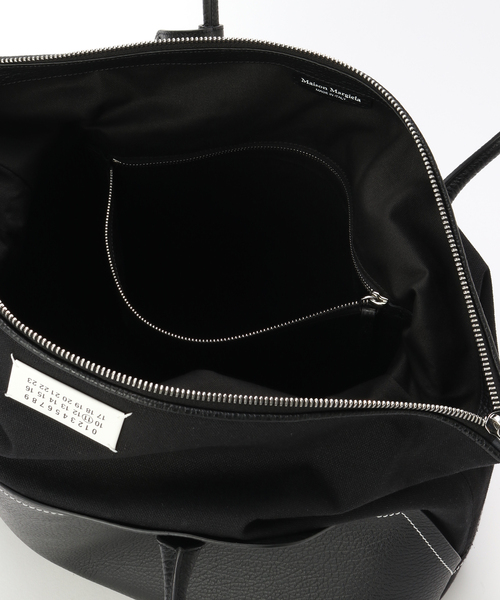 EDIFICE（エディフィス）の「MAISON MARGIELA (メゾン マルジェラ) 5AC SHOPPING LARGE（トートバッグ・メンズ・ブラック・FREE）」の7枚目の写真
