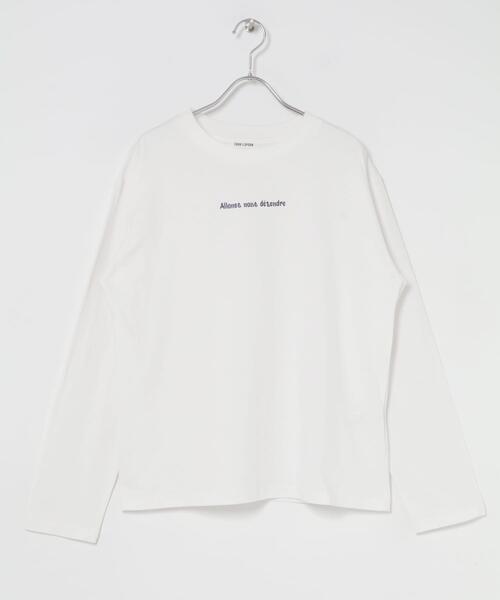 FORK&SPOON（フォークアンドスプーン）の「FORK&SPOON　フォームプリントロングスリーブTシャツ（Tシャツ/カットソー・レディース・グレー系その他/ブルー系その他・1）」の7枚目の写真