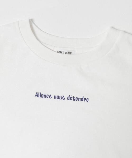 FORK&SPOON（フォークアンドスプーン）の「FORK&SPOON　フォームプリントロングスリーブTシャツ（Tシャツ/カットソー・レディース・グレー系その他/ブルー系その他・1）」の8枚目の写真