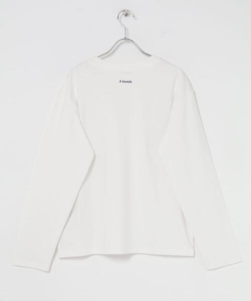 FORK&SPOON（フォークアンドスプーン）の「FORK&SPOON　フォームプリントロングスリーブTシャツ（Tシャツ/カットソー・レディース・グレー系その他/ブルー系その他・1）」の9枚目の写真