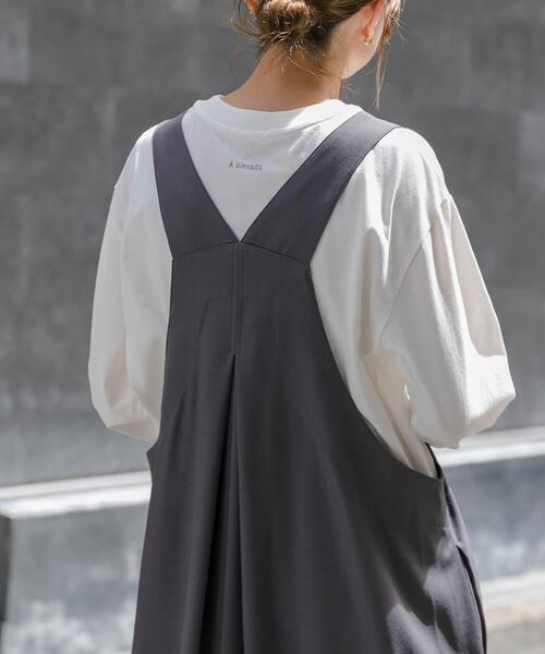 FORK&SPOON（フォークアンドスプーン）の「FORK&SPOON　フォームプリントロングスリーブTシャツ（Tシャツ/カットソー・レディース・グレー系その他/ブルー系その他・1）」の17枚目の写真