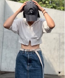 抜け感×上品さの絶妙 ショート丈 ジップパーカー レディース 短丈 スウェット フード付き 長袖 クロップド丈 羽織り