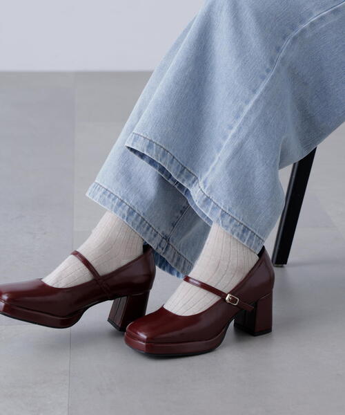 FREE'S MART（フリーズマート）の「◆ストームメリージェーン（パンプス・レディース・レッド/ブラック・SMALL/MEDIUM）」の2枚目の写真